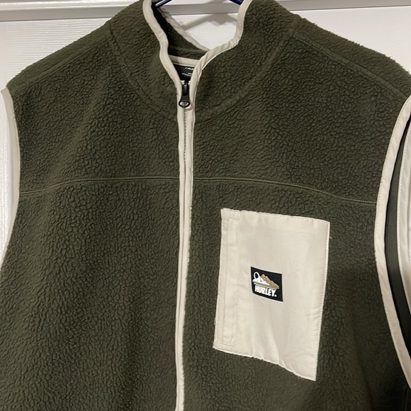 NWT Hurley midland burrito zip vest XL - Picture 4 of 10